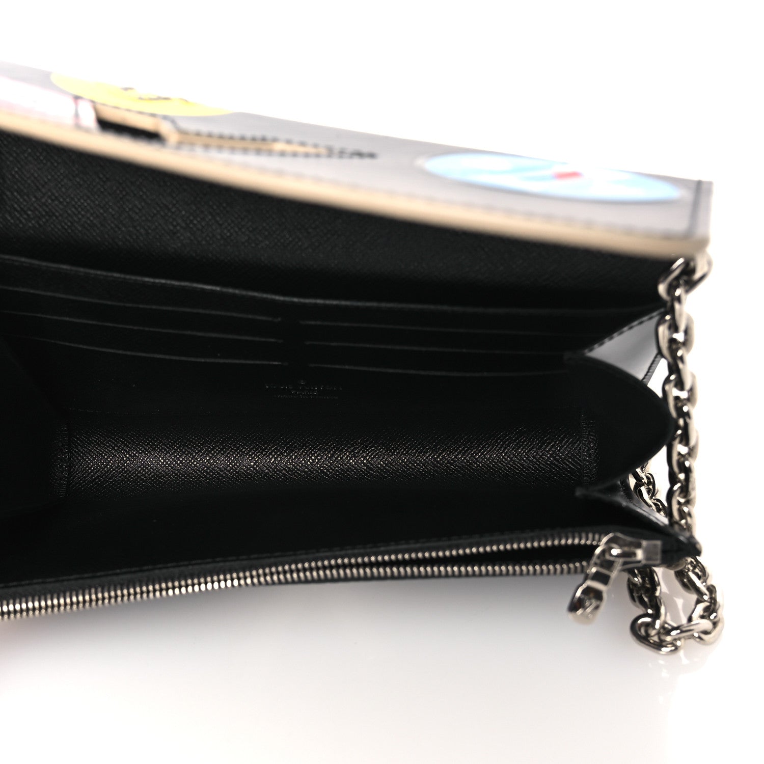 Louis Vuitton Epi World Tour Twist Chain Wallet Black 5 of 10