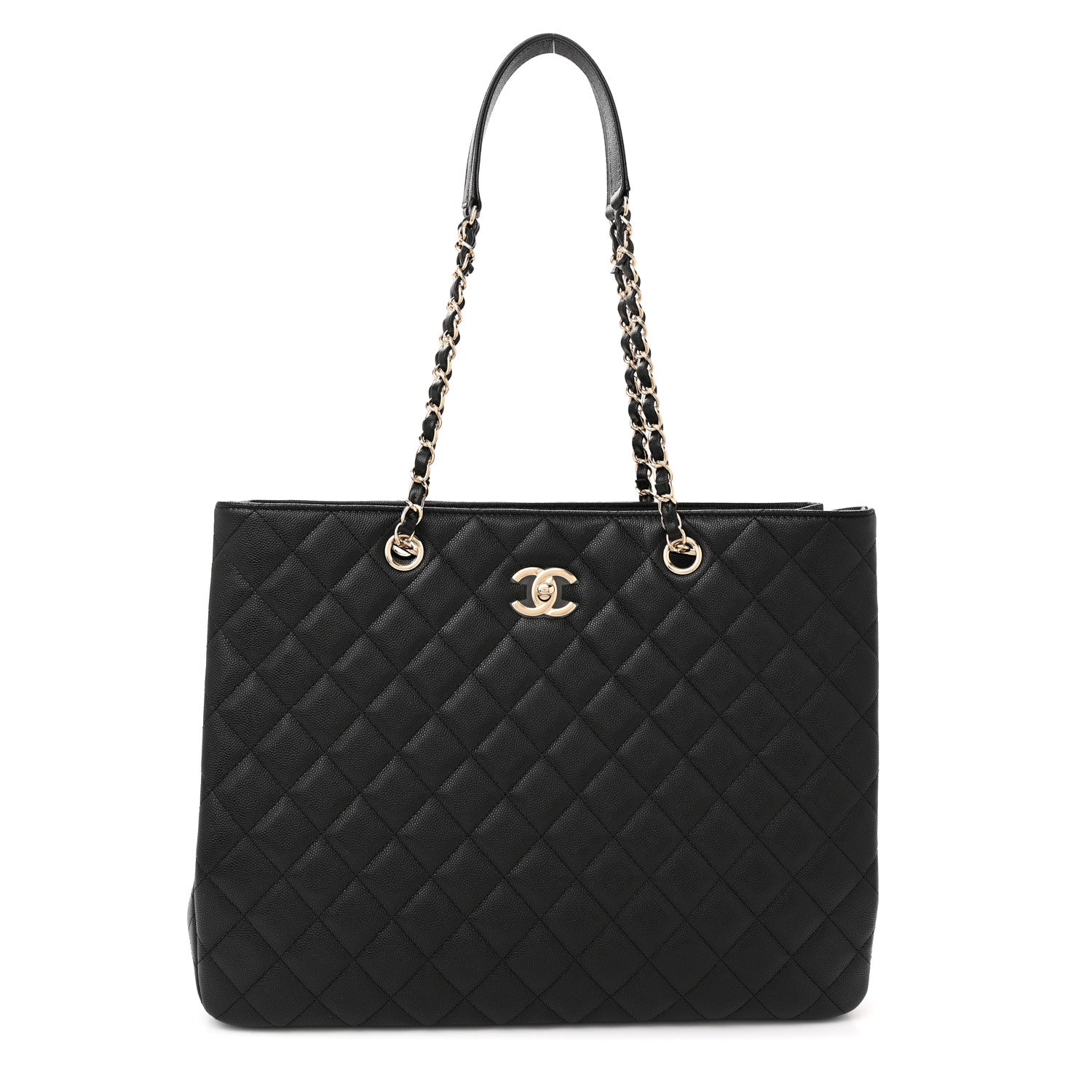 Chanel Caviar Quilted Large Shopping Tote Black 1 of 10