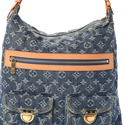 Louis Vuitton Denim Baggy GM Blue 6 of 8