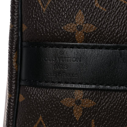 Louis Vuitton Monogram Macassar Keepall Bandouliere 45 6 of 15