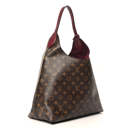 Louis Vuitton Monogram Flower Hobo Bordeaux 3 of 13