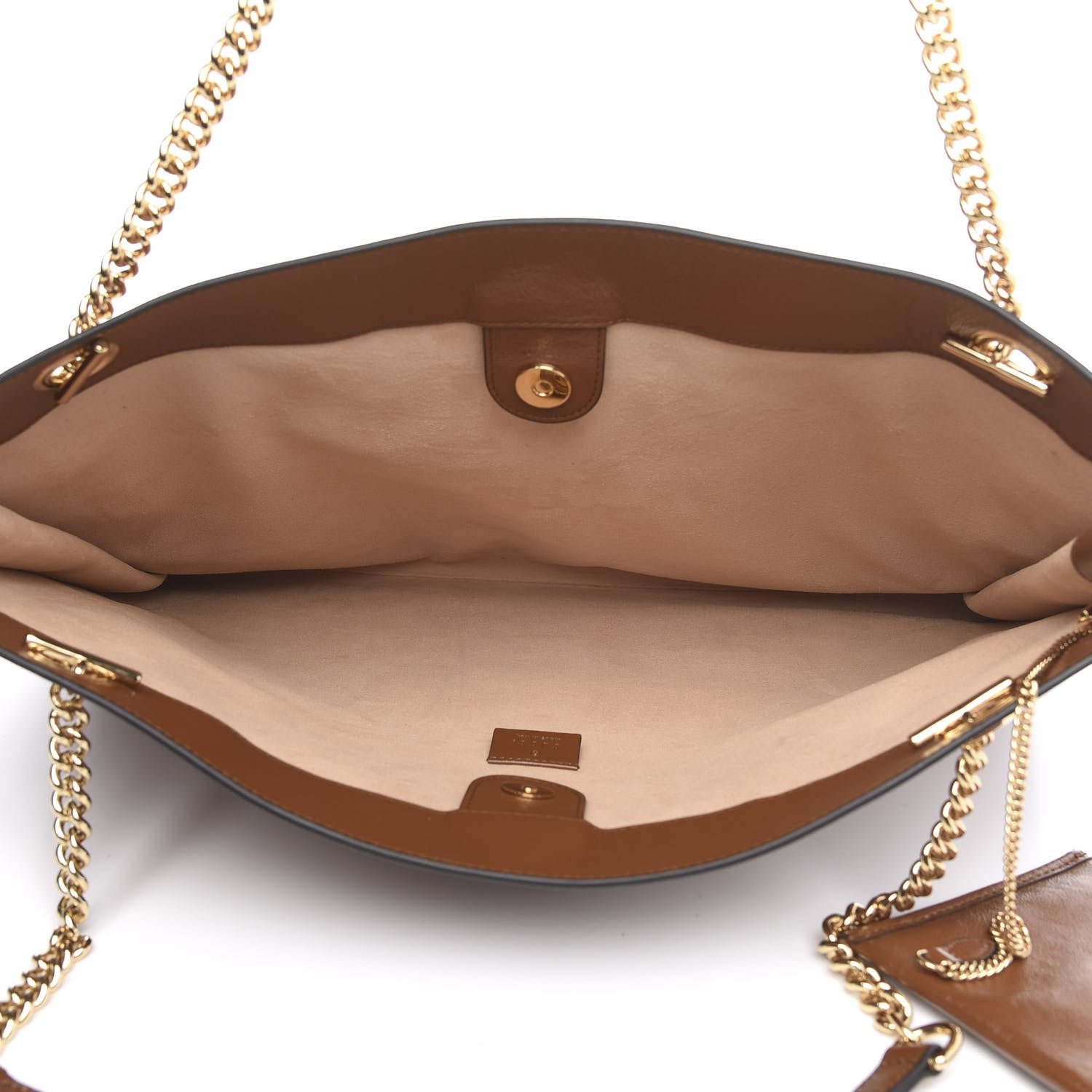 Gucci Calfskin Large Rajah Chain Tote Cuir 5 of 9