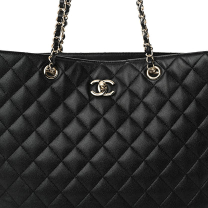 Chanel Caviar Quilted Large Shopping Tote Black 8 of 11