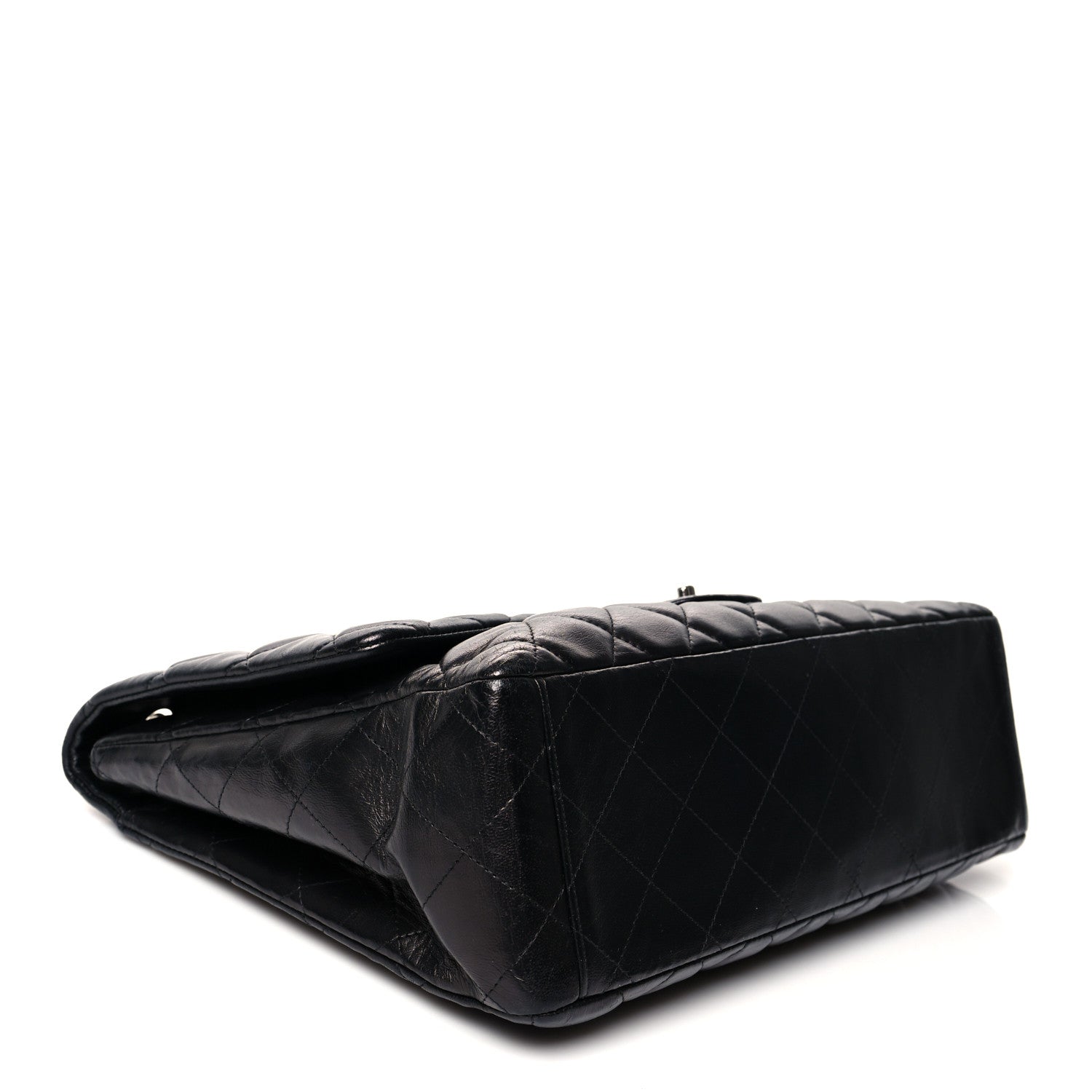 Chanel Lambskin Quilted Maxi Single Flap Black 4 of 9