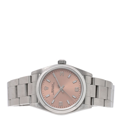 Rolex Stainless Steel 31mm Oyster Perpetual Watch Pink 77080 2 of 4