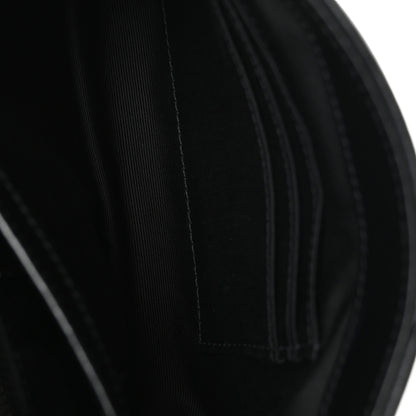 Saint Laurent Calfskin Y Quilted Monogram Monochrome Toy Loulou Crossbody Bag Black 5 of 11