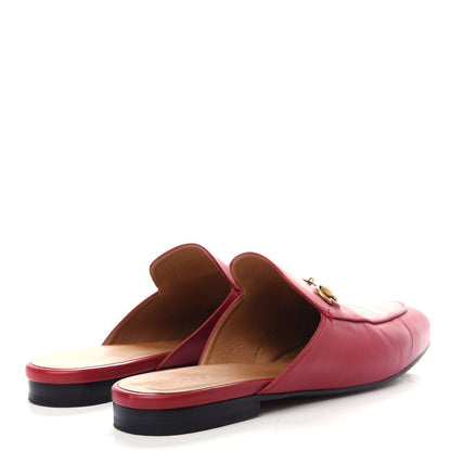 Gucci Malaga Kid Womens Princetown Slippers 40 Hibiscus Red 4 of 11