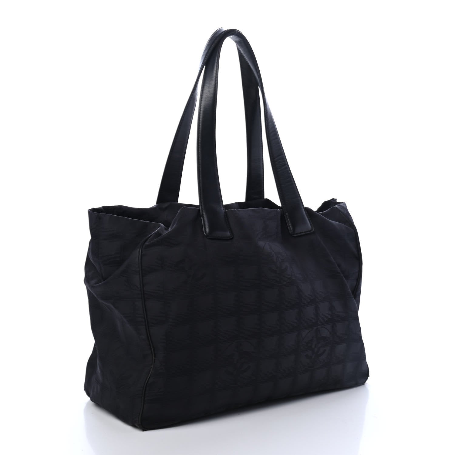 Chanel Nylon Medium Travel Tote Black 2 of 4