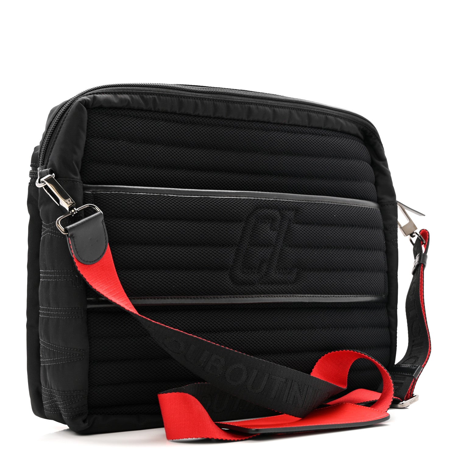 Christian Louboutin Nylon Sneaker Sole Loubideal Messenger Bag