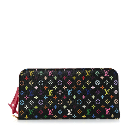 Louis Vuitton Monogram Multicolor Insolite Wallet Black Grenade 1 of 7