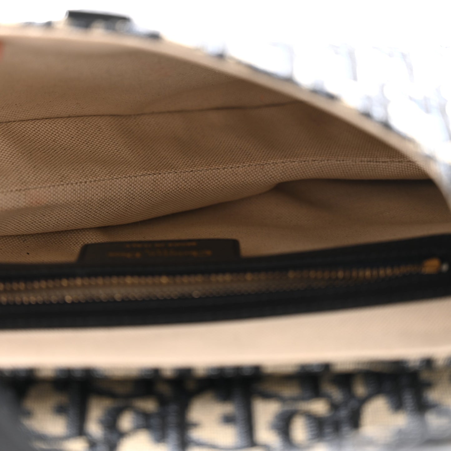 Oblique Saddle Bag With Strap Blue