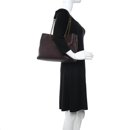 Bottega Veneta Nappa Intrecciato Medium Classic Chain Strap Tote Eclipse 2 of 9