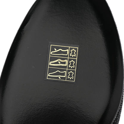 Chanel Fantasy Goatskin Patent Calfskin Crystal Cap Toe CC Ballerina Flats 39 Black 8 of 14