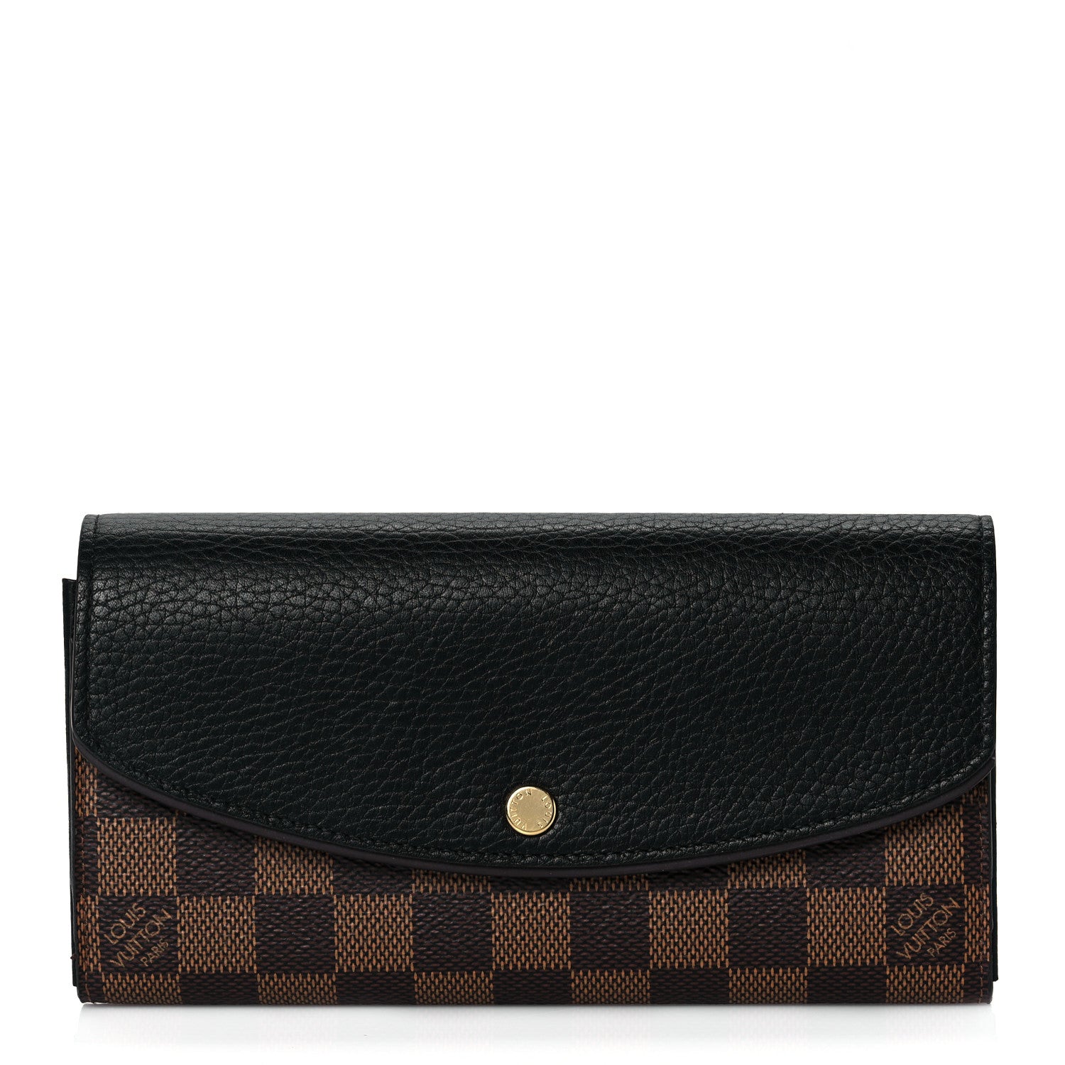 Louis Vuitton Damier Ebene Normandy Wallet Black 1 of 7