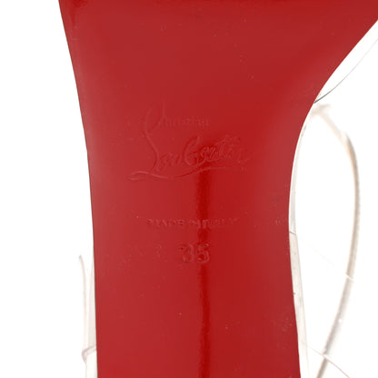 Christian Louboutin PVC Specchio Spikoo 70 Pumps 35 Light Gold 7 of 10