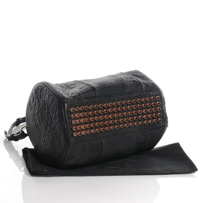 Alexander Wang Leather Rocco w Rose Gold Hardware Black 4 of 6