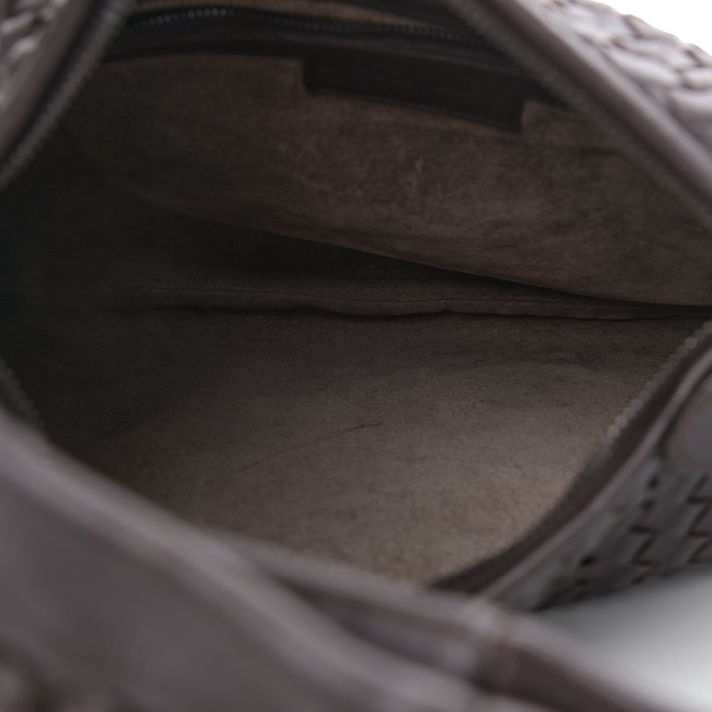 Nappa Intrecciato Studded Medium Veneta Hobo Ebano
