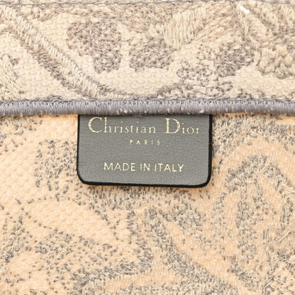 Christian Dior Canvas Embroidered Large Dioriviera Toile De Jouy Book Tote Gray 6 of 22