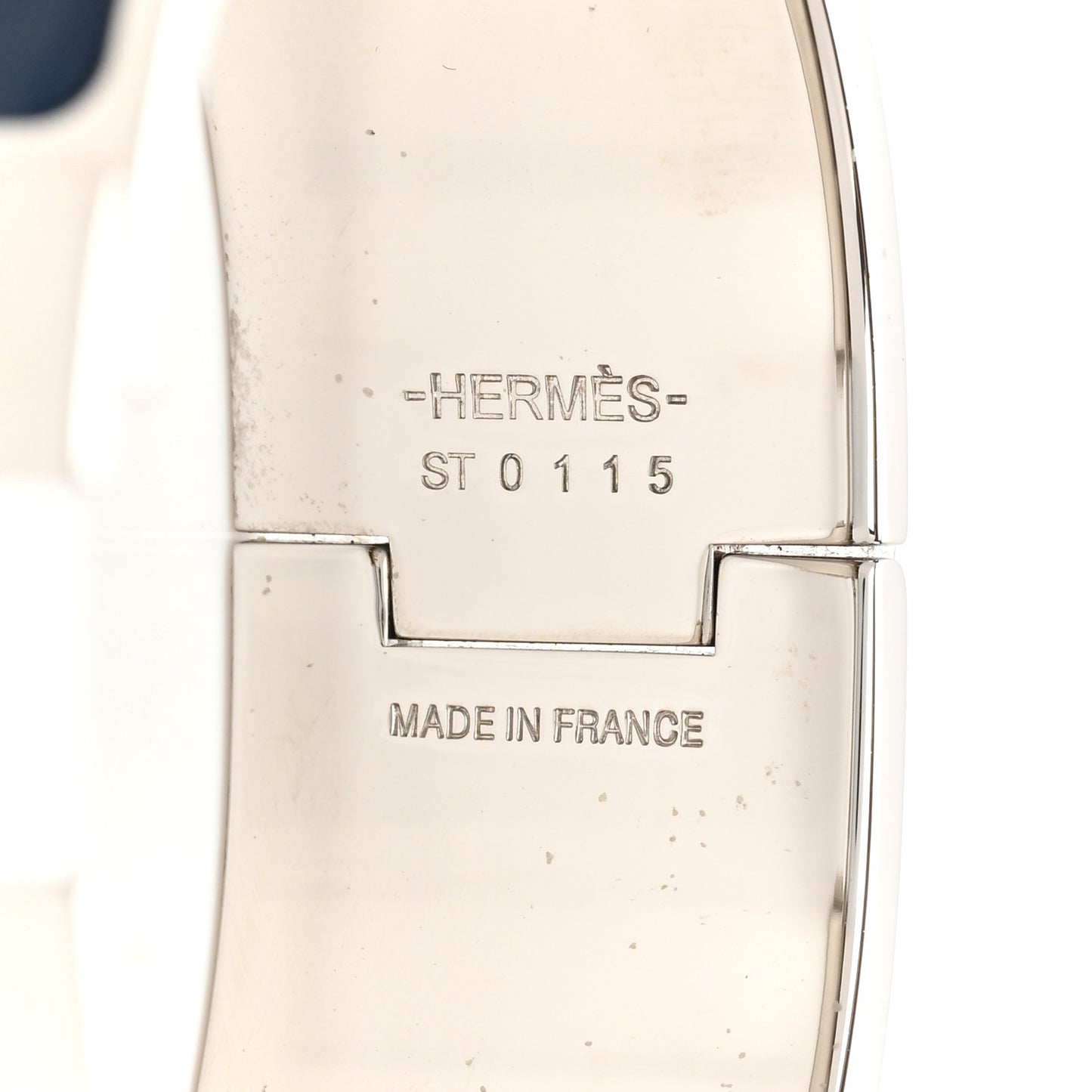 Enamel Wide Clic Clac H Bracelet PM Bleu Biarritz