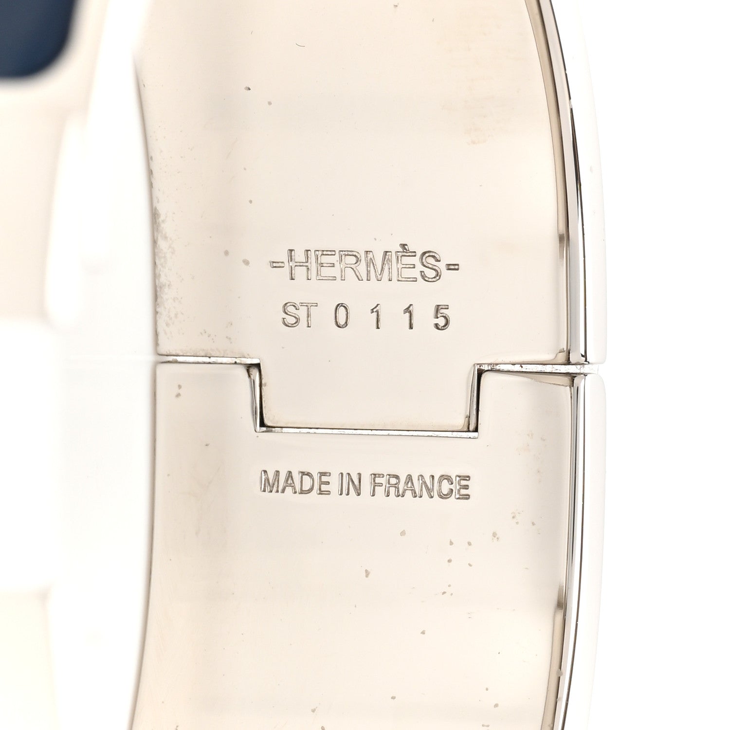 Hermes Enamel Wide Clic Clac H Bracelet PM Bleu Biarritz 4 of 5
