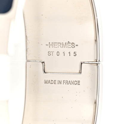 Hermes Enamel Wide Clic Clac H Bracelet PM Bleu Biarritz 4 of 5