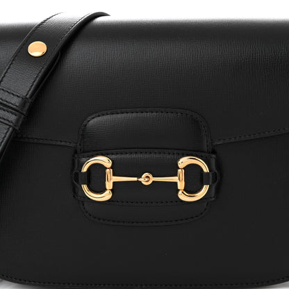 Gucci Azalea Calfskin Horsebit 1955 Shoulder Bag Black 7 of 10