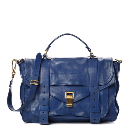 Proenza Schouler Lambskin Medium PS1 Satchel Royal Blue 1 of 22