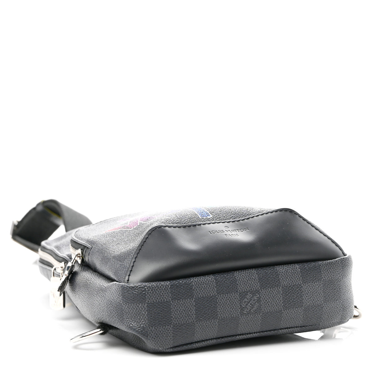 Damier Graphite Logo Avenue Sling Backpack Multicolor