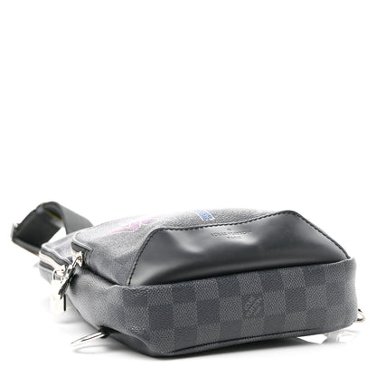 Louis Vuitton Damier Graphite Logo Avenue Sling Backpack Multicolor 4 of 10