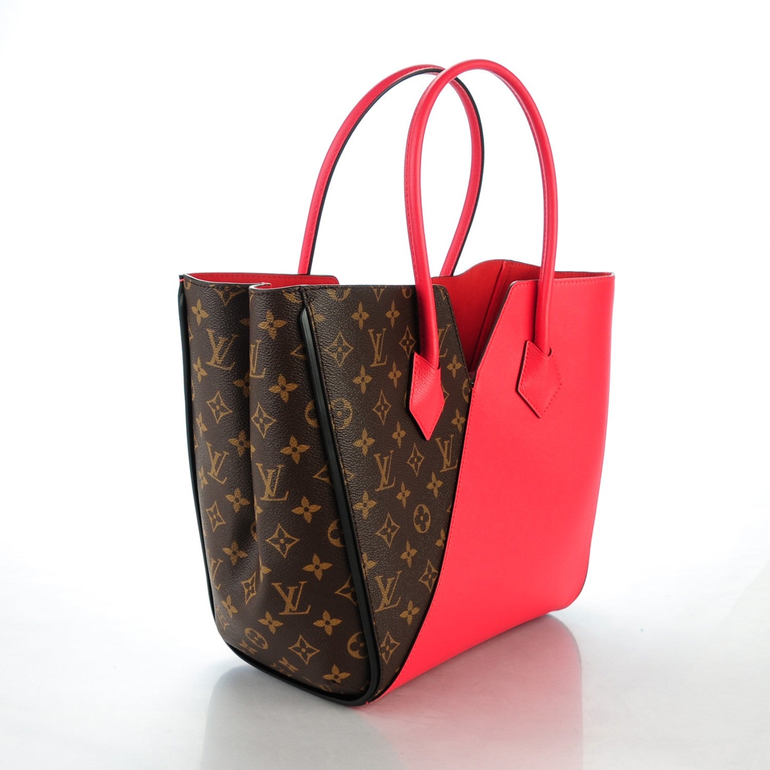 Louis Vuitton Calfskin Monogram Kimono Tote Poppy 3 of 7