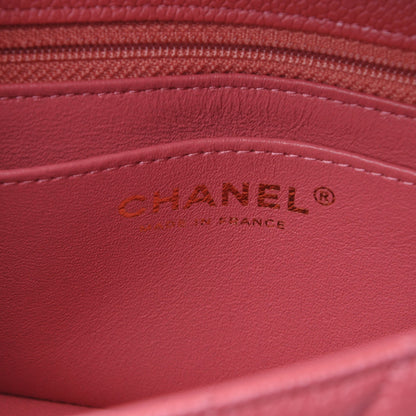 Chanel Iridescent Caviar Quilted Mini Rectangular Flap Pink 6 of 8