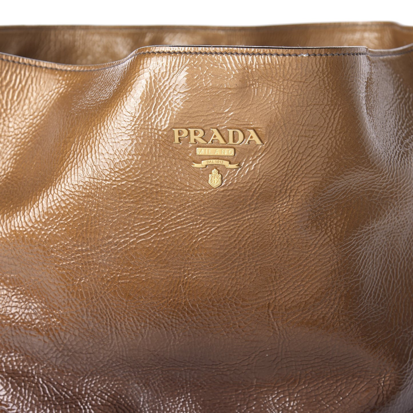Vernice Sfumata Shoulder Bag Blond Mordore