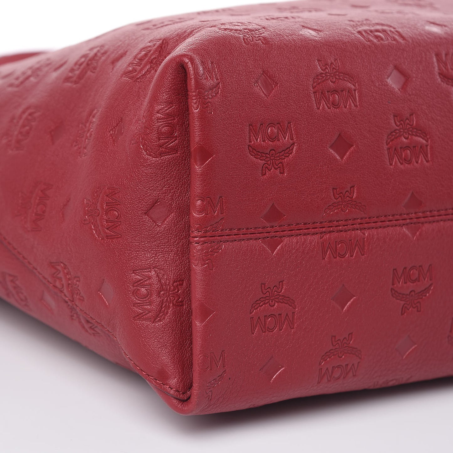 Calfskin Ottomar Monogram Large Klara Hobo Ruby Red