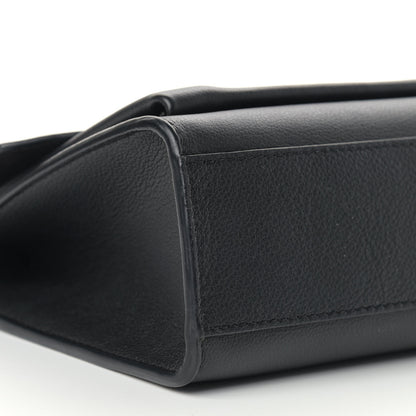 Louis Vuitton Soft Calfskin Mylockme Chain Bag BB Black 8 of 10