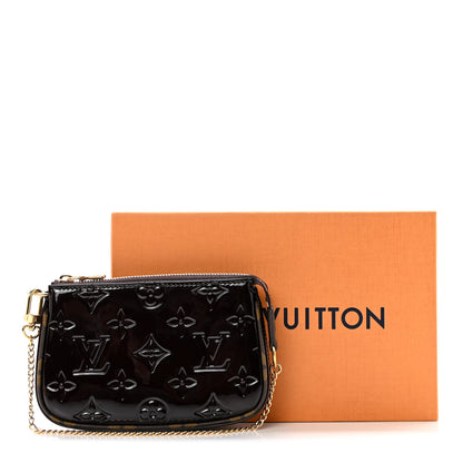 Louis Vuitton Vernis Monogram Mini Pochette Accessories Amarante 6 of 6