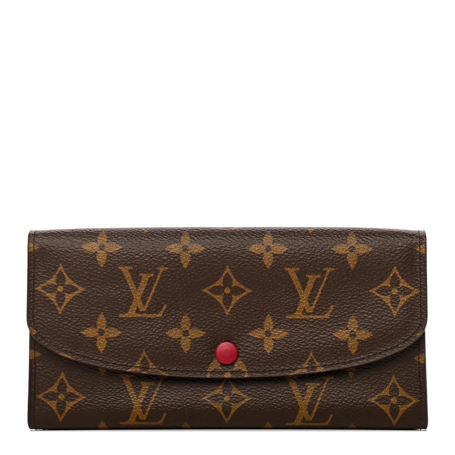 Louis Vuitton Monogram Emilie Wallet Fuchsia 1 of 7