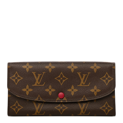 Louis Vuitton Monogram Emilie Wallet Fuchsia 1 of 7
