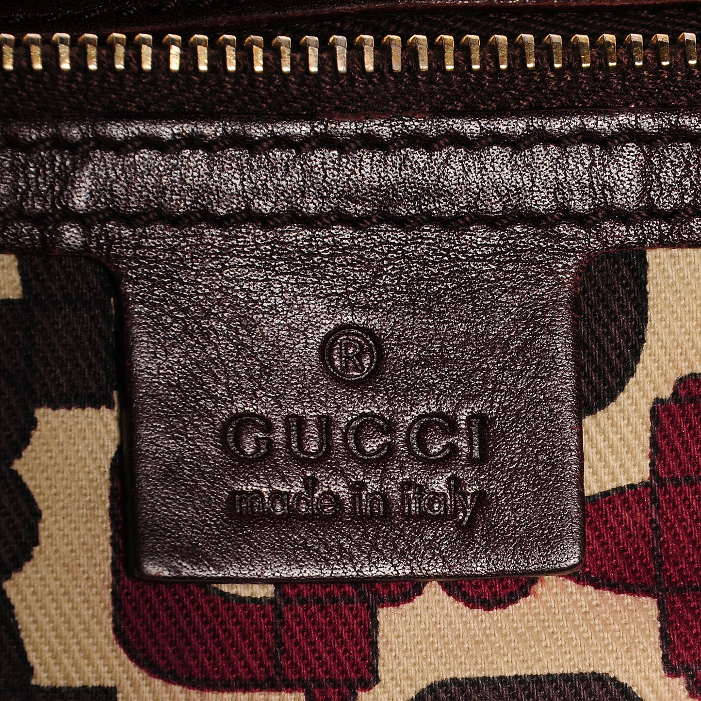 Guccissima Creole Hobo Chocolate