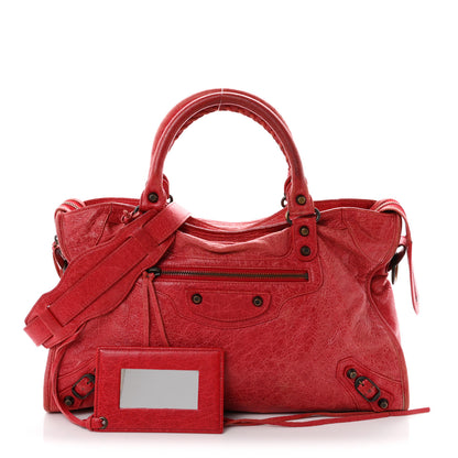 Balenciaga Agneau Classic Hardware City Rouge Cardinal 3 of 12