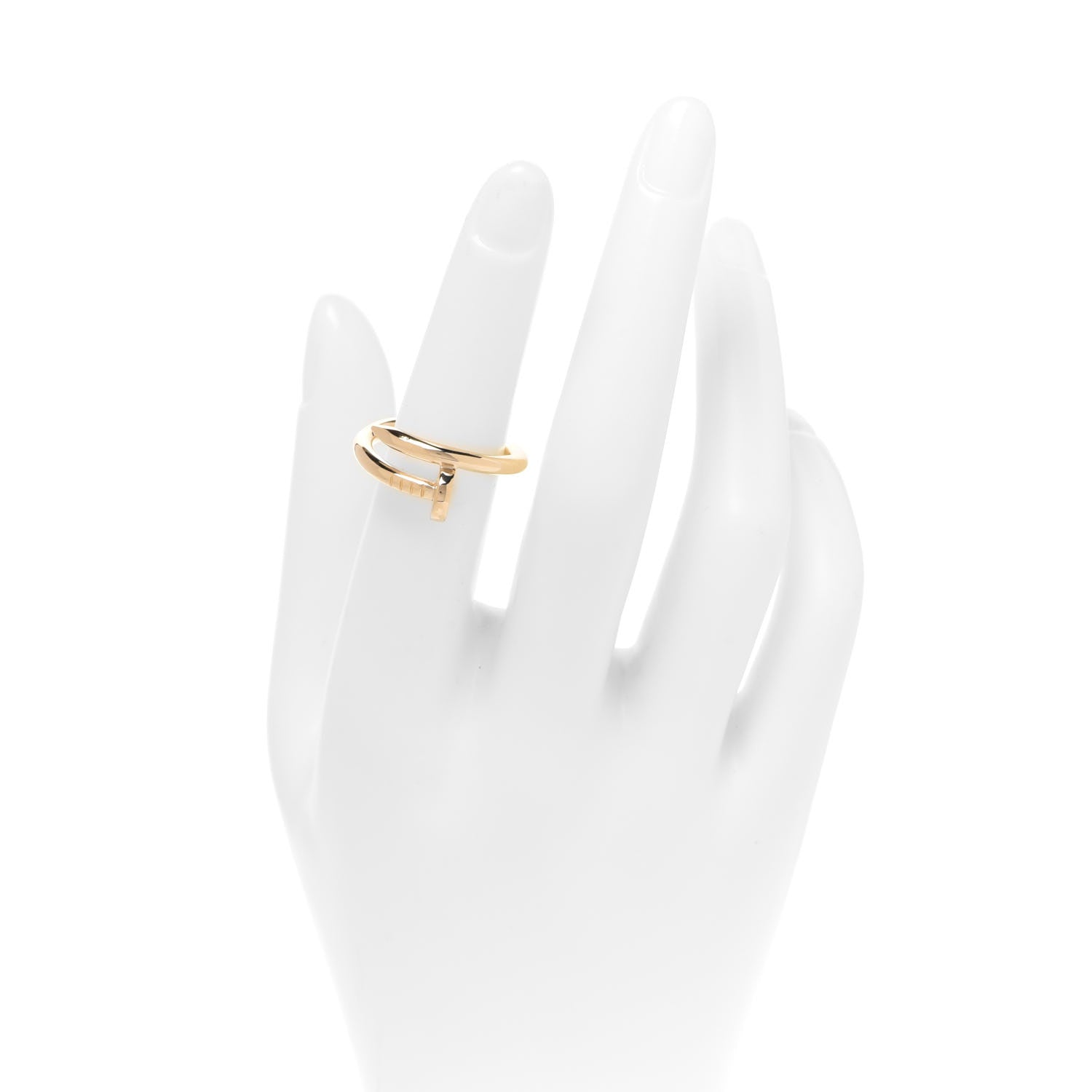 Cartier 18K Yellow Gold Juste Un Clou Ring 55 7.25 2 of 4
