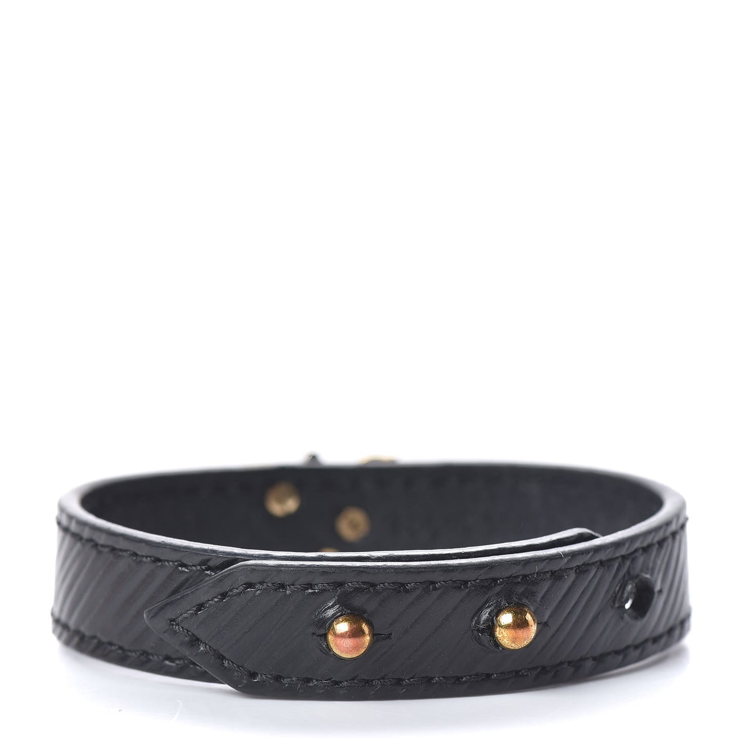 Epi Twist It Bracelet 17 Black