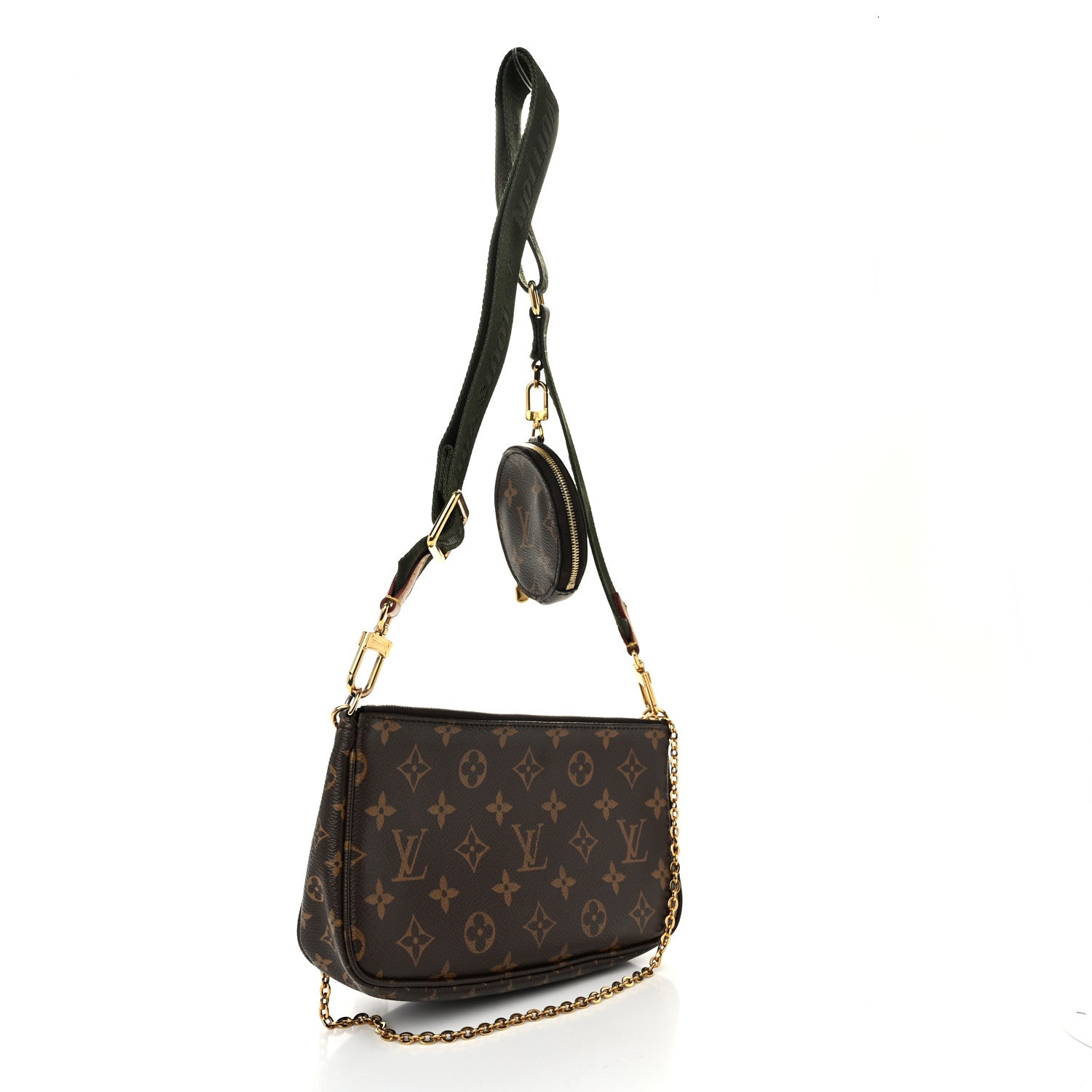 Louis Vuitton Monogram Multi Pochette Accessories Kaki 3 of 11