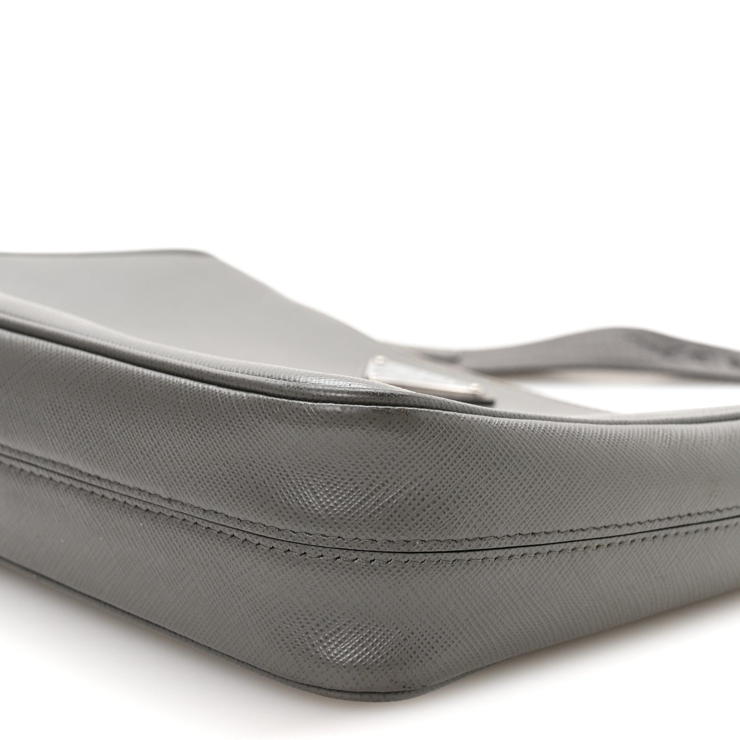Saffiano Travel Pocket Zippered Shoulder Bag Marmo