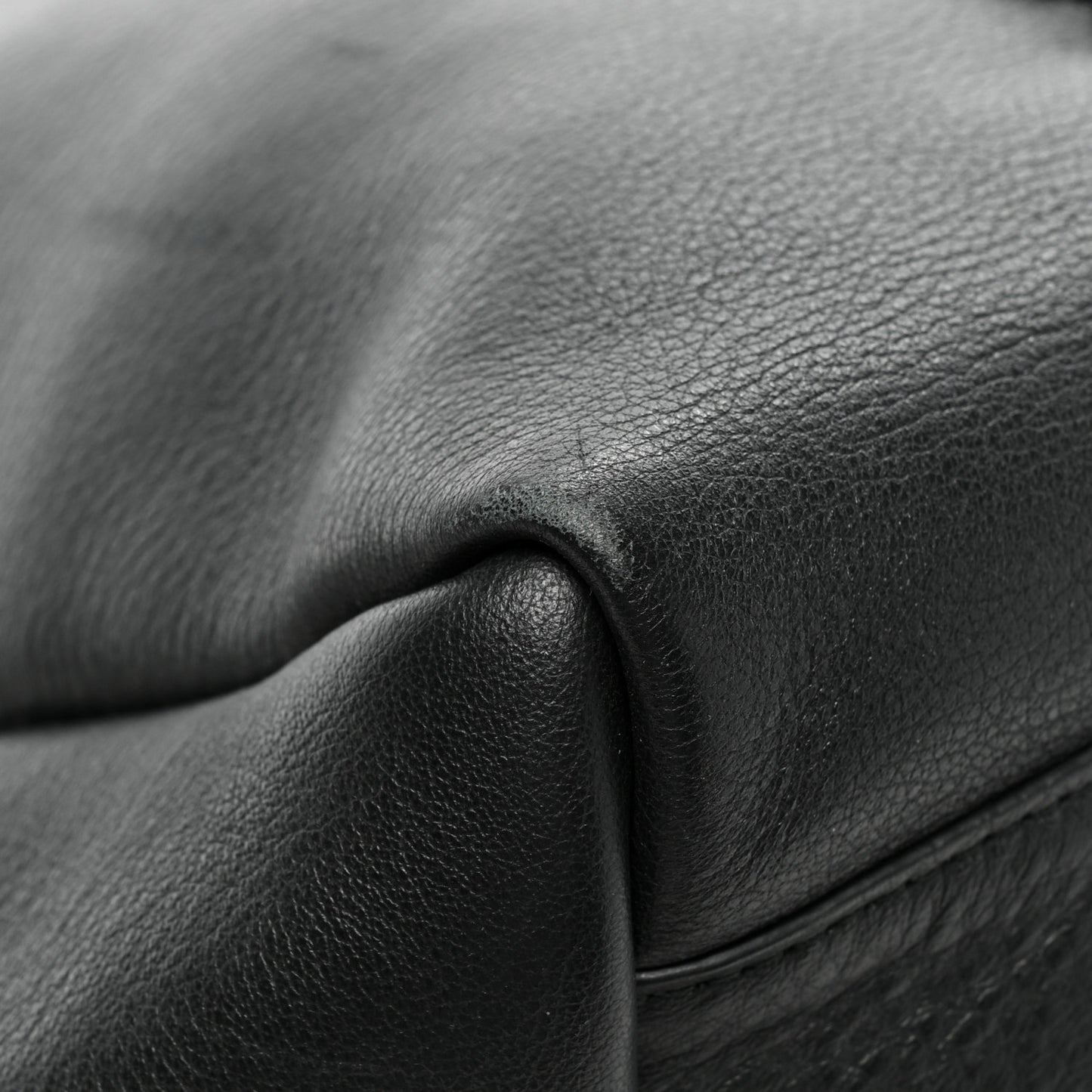 Pebbled Calfskin Large Everyday Tote Black