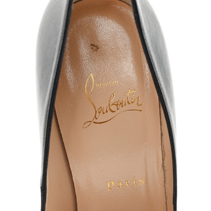 Christian Louboutin Kid Bianca 140 Pumps 37.5 Black 8 of 9
