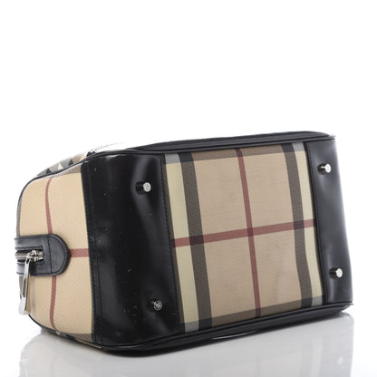 Burberry Supernova Check Bowling Bag Black 4 of 15