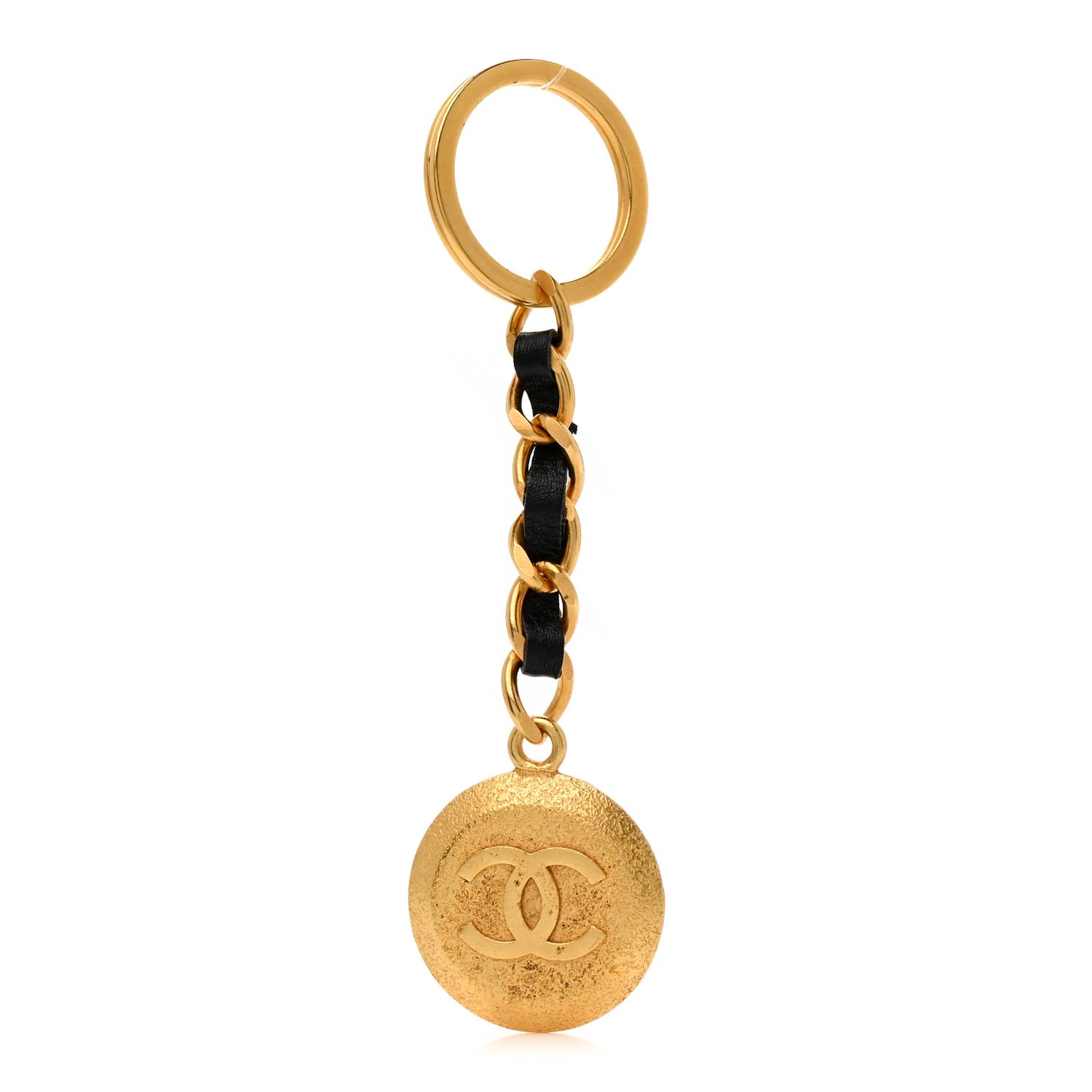 Metal CC Key Chain Gold