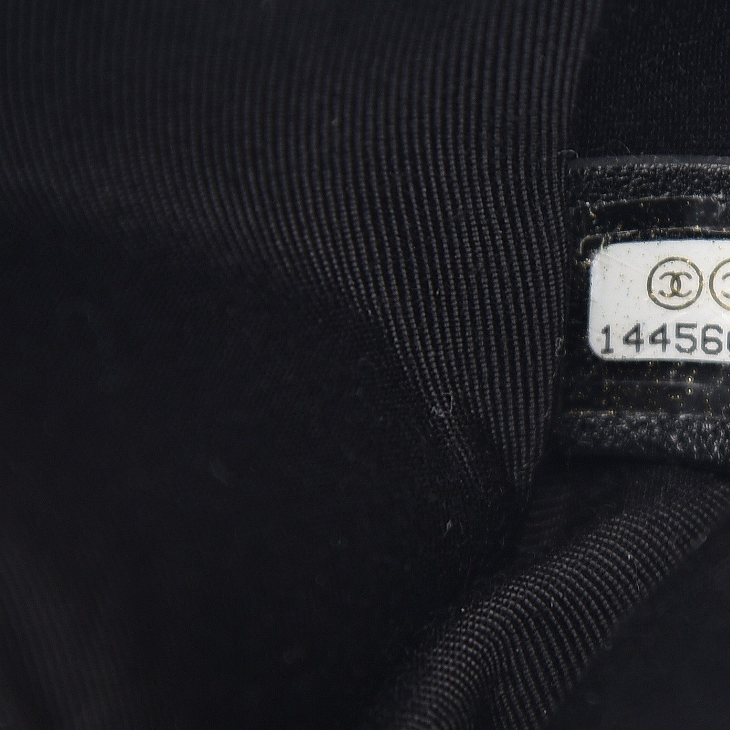 Chanel Patent Perforated Woven Mini Flap White Black 6 of 9