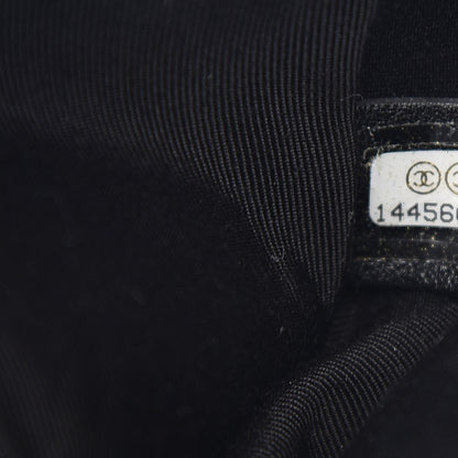 Chanel Patent Perforated Woven Mini Flap White Black 6 of 9