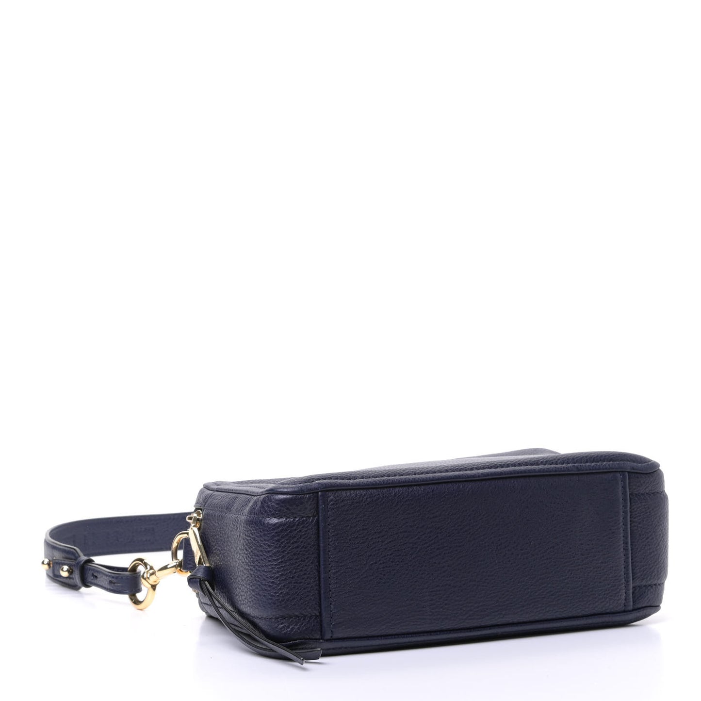 Supple Natural Grain Calfskin The Softshot 27 Bag Navy